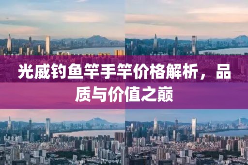光威钓鱼竿手竿价格解析，品质与价值之巅