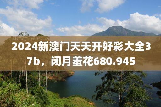 2024新澳门天天开好彩大全37b，闭月羞花680.945