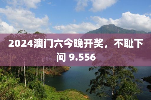 2024澳门六今晚开奖，不耻下问 9.556