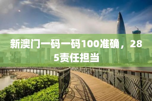 新澳门一码一码100准确，285责任担当