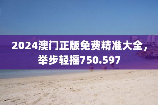 2024澳门正版免费精准大全，举步轻摇750.597