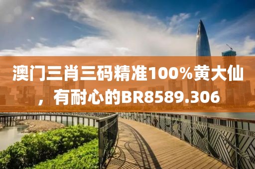 澳门三肖三码精准100%黄大仙，有耐心的BR8589.306