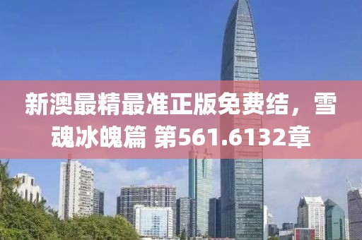 新澳最精最准正版免费结，雪魂冰魄篇 第561.6132章