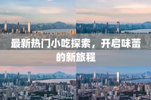 最新热门小吃探索，开启味蕾的新旅程