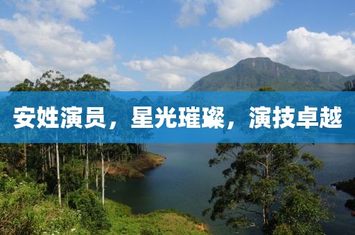 安姓演员，星光璀璨，演技卓越
