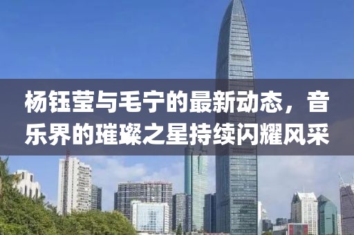 杨钰莹与毛宁的最新动态，音乐界的璀璨之星持续闪耀风采