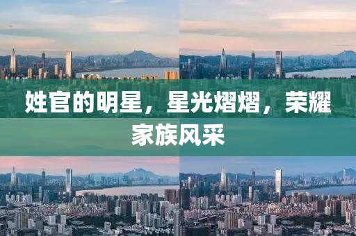 姓官的明星，星光熠熠，荣耀家族风采