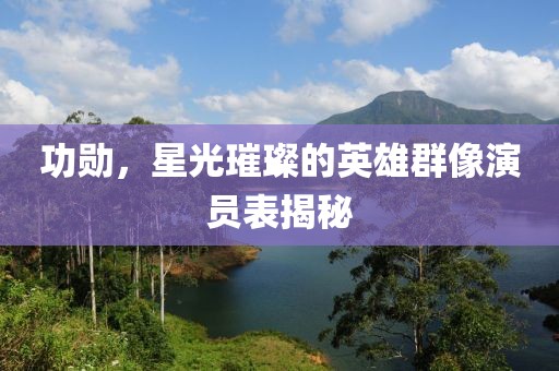 功勋，星光璀璨的英雄群像演员表揭秘