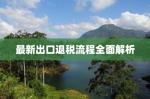 最新出口退税流程全面解析