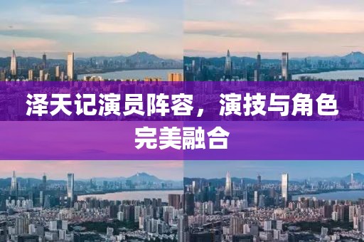 泽天记演员阵容，演技与角色完美融合