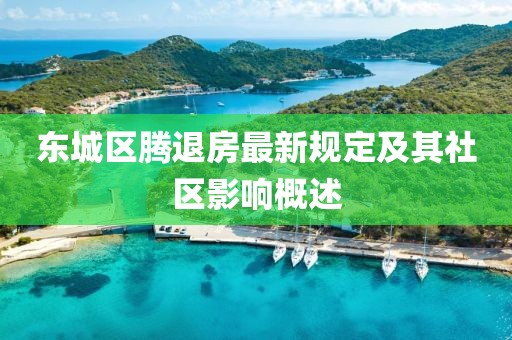 东城区腾退房最新规定及其社区影响概述