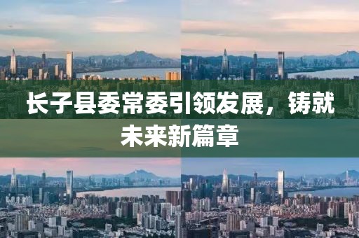 长子县委常委引领发展，铸就未来新篇章