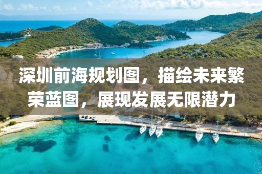 深圳前海规划图，描绘未来繁荣蓝图，展现发展无限潜力