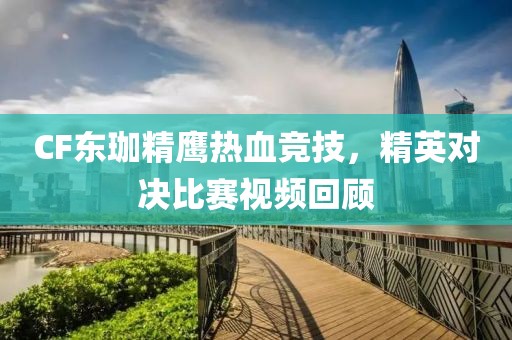 CF东珈精鹰热血竞技，精英对决比赛视频回顾
