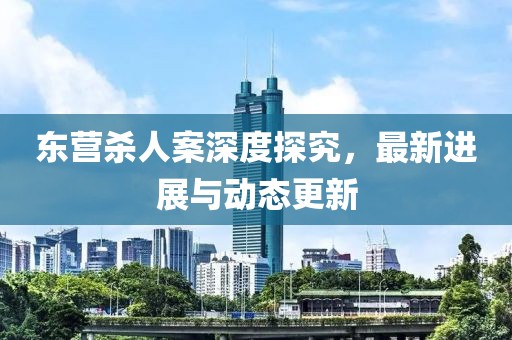 东营杀人案深度探究，最新进展与动态更新